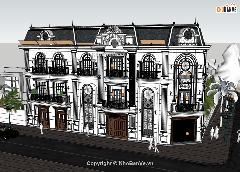 shophouse,su shophouse,sketchup shophouse