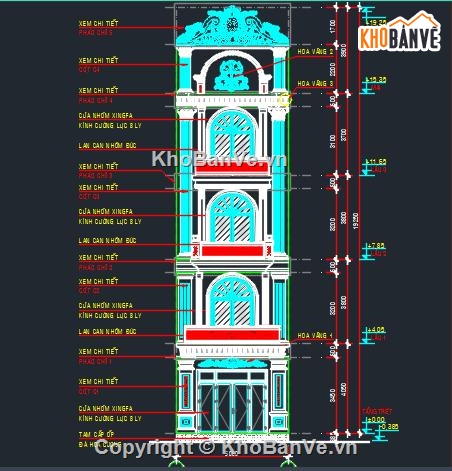 Cải tạo nhà phố đẹp,Bản vẽ cải tạo nhà phố đẹp,Bản vẽ nhà phố tân cổ điển