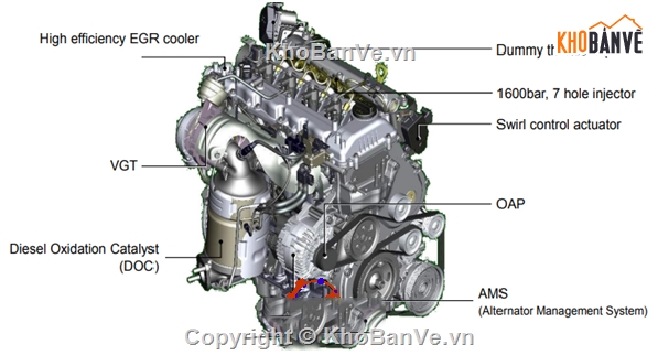 điều khiển động cơ,hệ thống cơ điện,Hyundai UII 1.6 VGT