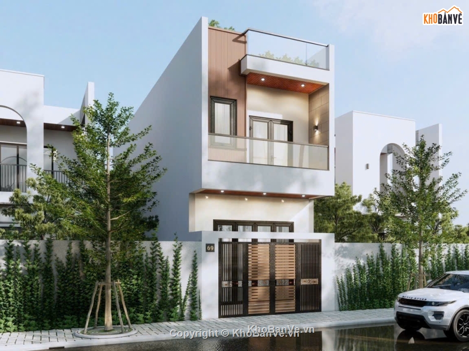 Sketchup,Ngoại thất,sketchup enscape,Render