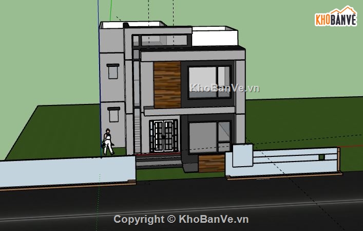 Nhà 2 tầng,Model su nhà 2 tầng,nhà 2 tầng file su