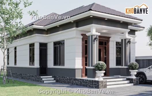 biệt thự 1 tầng cad,file cad biệt thự 1 tầng,cad biệt thự 1 tầng,autocad biệt thự 1 tầng
