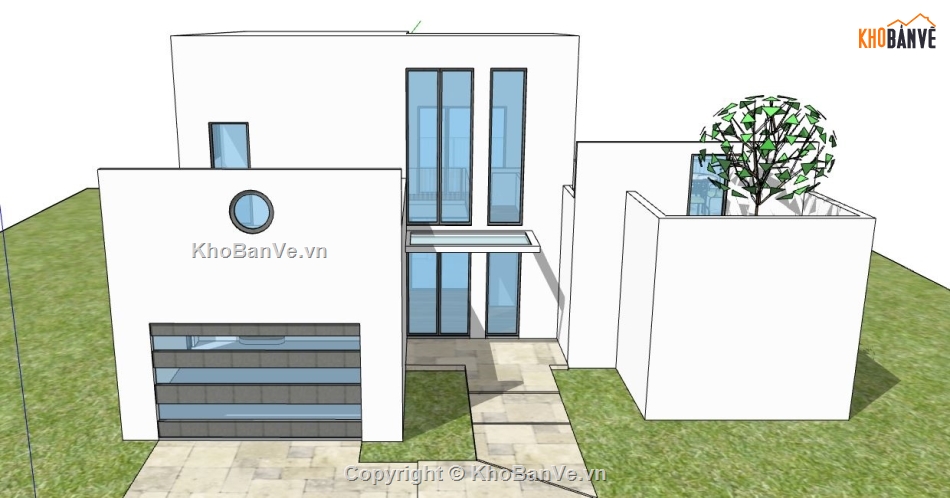 file su biệt thự,sketchup biệt thự,model su biệt thự