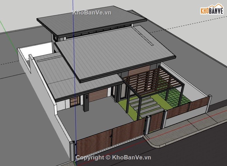 Biệt thự 2 tầng,model su biệt thự 2 tầng,mẫu biệt thự 2 tầng sketchup,file su biệt thự 2 tầng,biệt thự 2 tầng model su