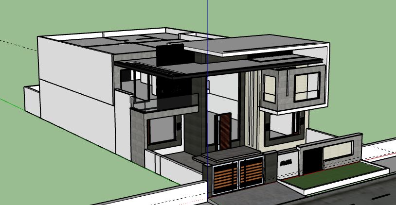 Biệt thự 2 tầng,model su biệt thự 2 tầng,file su biệt thự 2 tầng,biệt thự 2 tầng sketchup,sketchup biệt thự 2 tầng