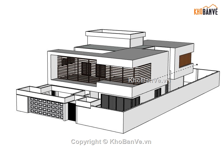 Biệt thự 2 tầng,model su biệt thự 2 tầng,file su biệt thự 2 tầng