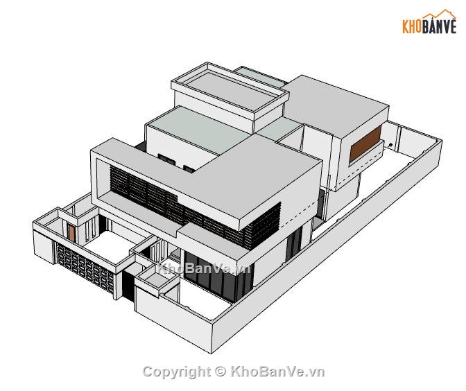 Biệt thự 2 tầng,model su biệt thự 2 tầng,file su biệt thự 2 tầng