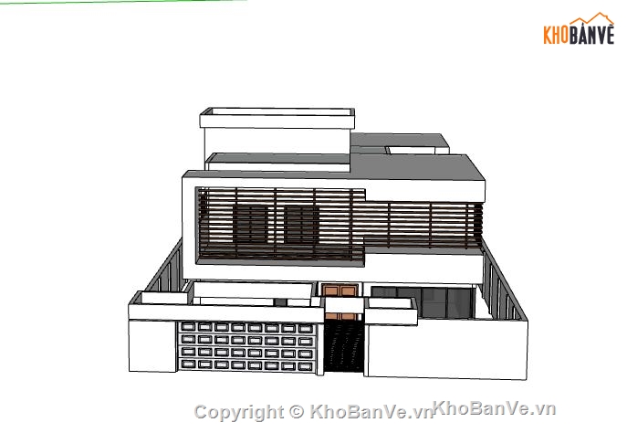 Biệt thự 2 tầng,model su biệt thự 2 tầng,file su biệt thự 2 tầng