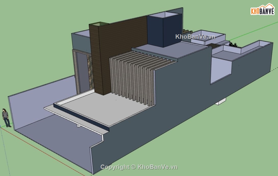 Biệt thự 2 tầng,model su biệt thự 2 tầng,biệt thự 2 tầng file su,file sketchup biệt thự 2 tầng,biệt thự 2 tầng model su