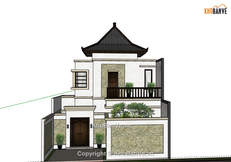 Biệt thự 2 tầng,model su biệt thự 2 tầng,biệt thự 2 tầng file su,file sketchup biệt thự 2 tầng,biệt thự 2 tầng sketchup