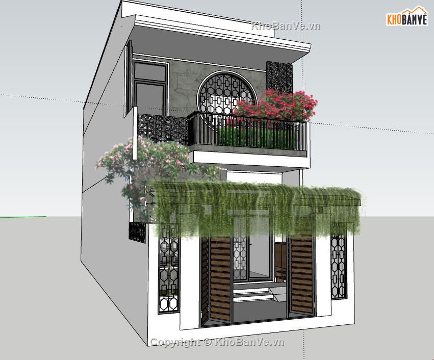 file sketchup biệt thự,model su biệt thự,su biệt thự