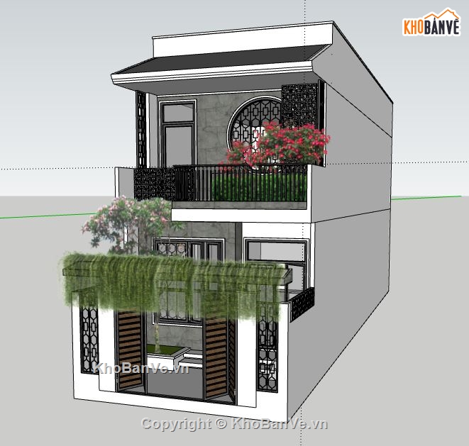 file sketchup biệt thự,model su biệt thự,su biệt thự