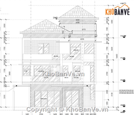 biệt thự 3 tầng,cad biệt thự 3 tầng,biệt thự 3 tầng cad