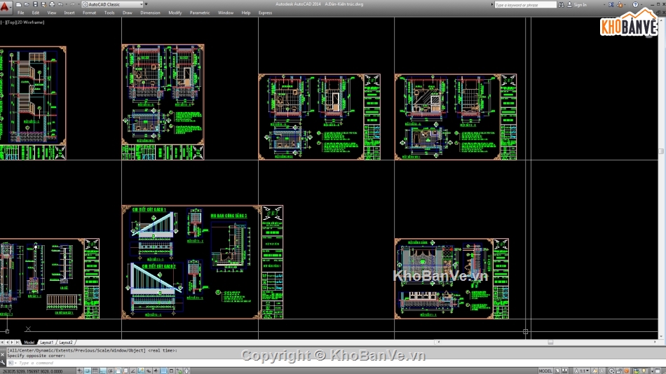 Biệt thự,File cad biệt thự 3 tầng,cad biệt thự 3 tầng