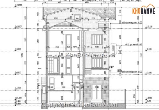 Biệt thự 3 tầng,cad biệt thự 3 tầng,file cad biệt thự 3 tầng,biệt thự 3 tầng cad