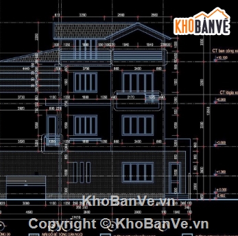 Biệt thự 3 tầng,cad biệt thự 3 tầng,file cad biệt thự 3 tầng,biệt thự 3 tầng cad