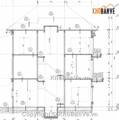biệt thự 3 tầng,file cad biệt thự 3 tầng,biệt thự 3 tầng file cad,cad biệt thự 3 tầng
