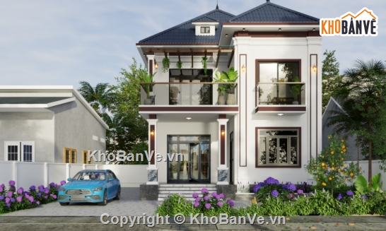 biệt thự 2 tầng,cad biệt thự 2 tầng,file cad biệt thự 2 tầng,biệt thự 2 tầng cad