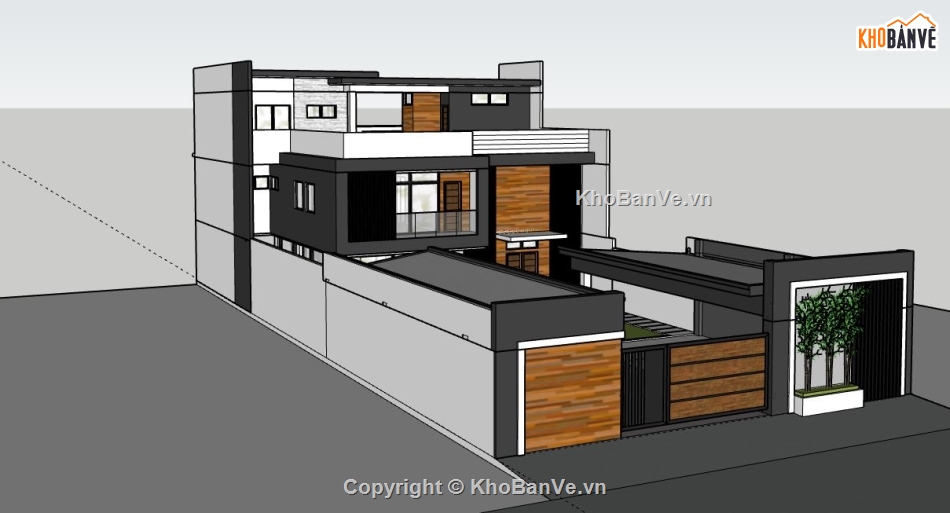 biệt thự 2 tầng,file su biệt thự 2 tầng,model su biệt thự 2 tầng,file sketchup biệt thự 2 tầng,biệt thự 2 tầng file su