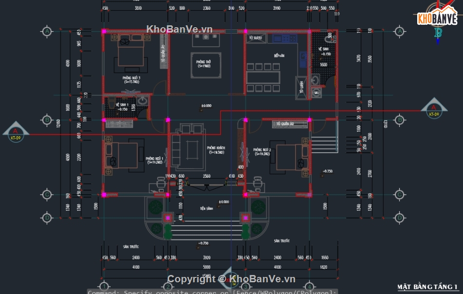 Nhà cấp 4,bản vẽ nhà cấp 4,nhà cấp 4 rộng 15m,nhà cấp 4 đẹp,phối cảnh nhà cấp 4 đẹp
