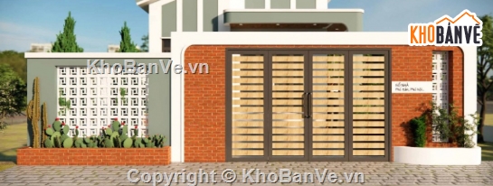 nhà cấp 4 mái lệch,nhà cấp 4,file cad nhà cấp 4,cad nhà cấp 4