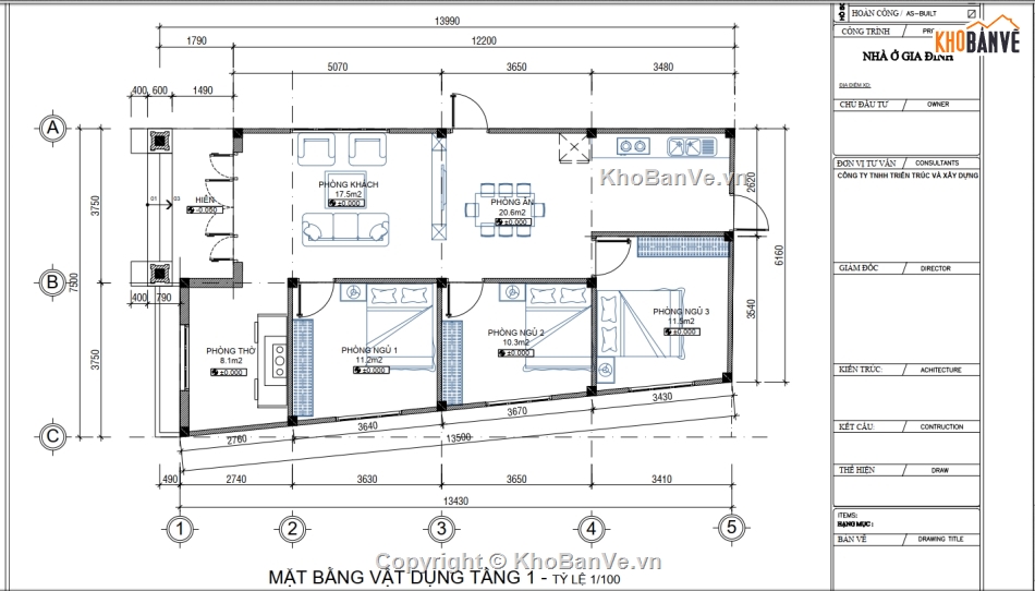 Nhà cấp 4,Nhà cấp 4 mái nhật,Bản vẽ nhà cấp 4