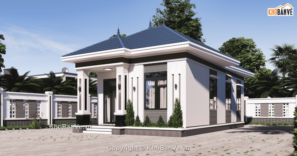 Nhà cấp 4,Nhà cấp 4 mái nhật,Bản vẽ nhà cấp 4