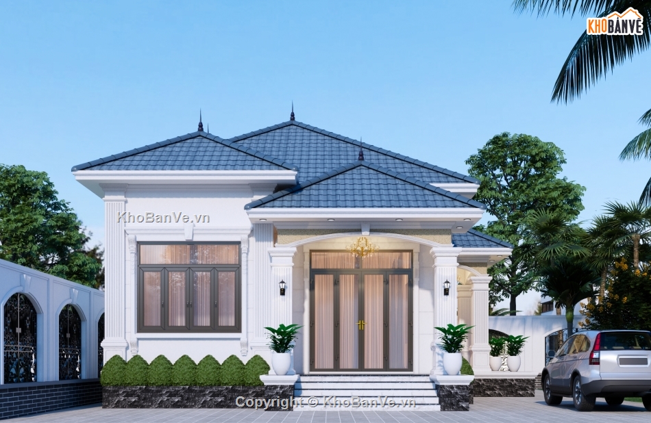 Nhà cấp 4,Bản vẽ nhà cấp 4,File cad nhà cấp 4