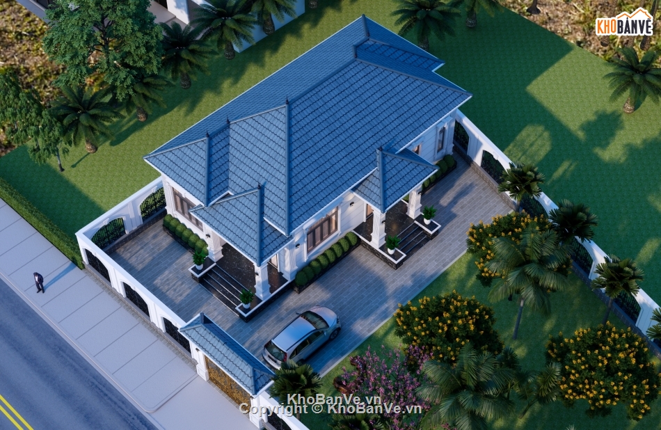 Nhà cấp 4,Bản vẽ nhà cấp 4,File cad nhà cấp 4