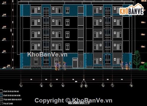 chung cư 5 tầng,file cad chung cư 5 tầng,chung cư 5 tầng cad,autocad chung cư 5 tầng