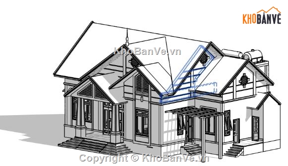 nhà cấp 4,file revit nhà cấp 4,revit nhà cấp 4