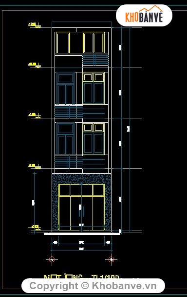 Nhà phố,4 tầng,nhà phố 3.9x12.35m,bản vẽ nhà 4 tầng,thiết kế nhà 4 tầng