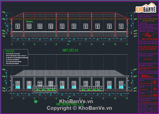 trường,trường học,Nhà hiệu bộ,Kết cấu trường,kiến trúc trường học,1 tầng