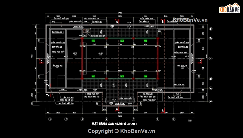 hội trường,hội trường đa năng,nhà hội trường đa năng,file cad nhà hội trường đa năng