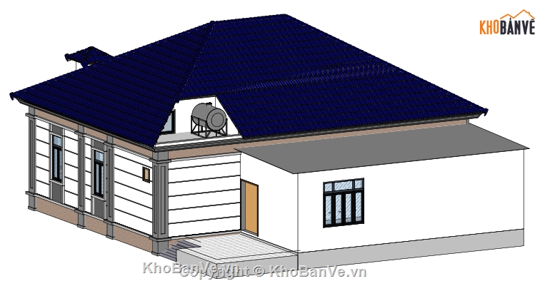 1 tầng,nhà mái nhật 1 tầng,kiến trúc nhà đẹp,Thiết kế full kiến trúc nhà mái nhật,BIM revit,Thiết kế nhà đẹp