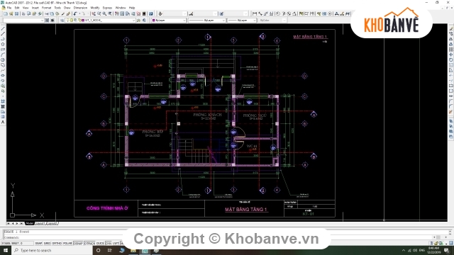 3 tầng,Nhà ở hiện đại,nhà ở 7x11m,bản vẽ nahf 3 tầng,nhà 3 tầng 7.02x11.22m