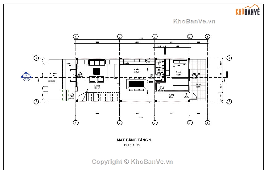 nhà phố đẹp,nhà kích thước 5 x 15m,nhà đẹp 1 tầng,nhà phố 1 tầng đẹp,nhà gác lửng 1.5 tầng,mẫu nhà gác lửng đẹp