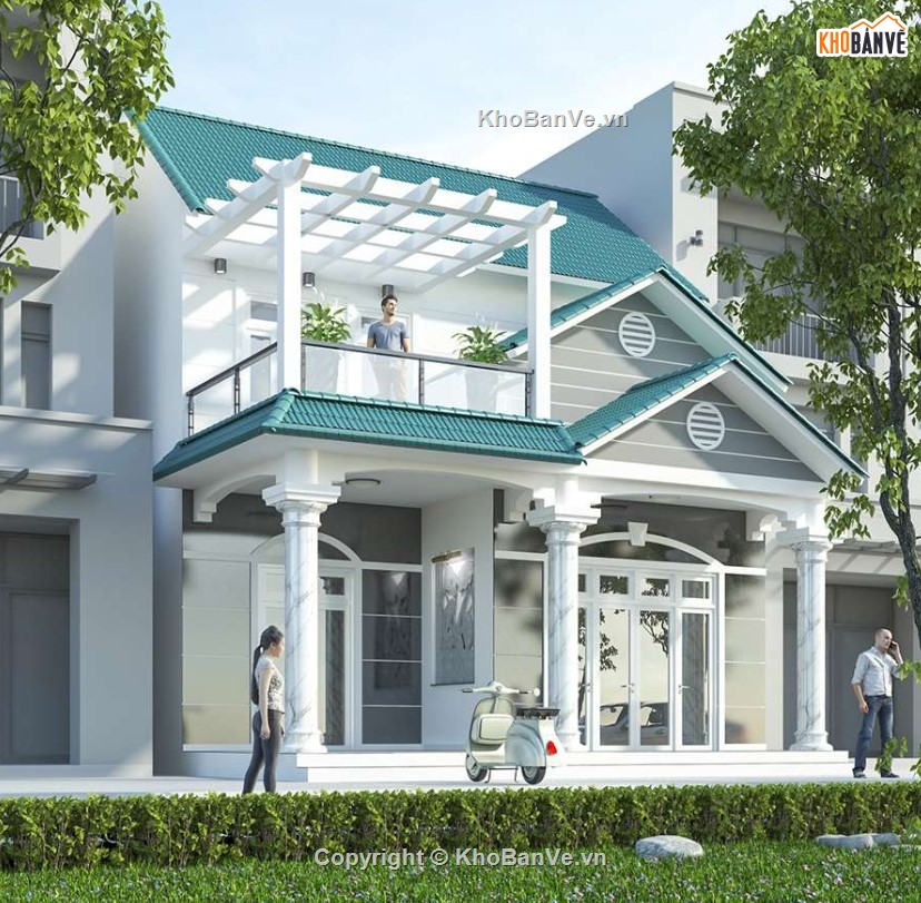 nhà phố  2 tầng,nhà phố 8x10m,nhà phố 2 tâng