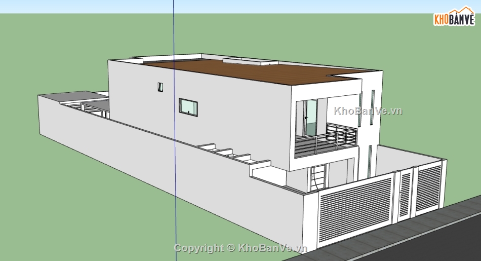 file sketchup nhà phố 2 tầng,model su  nhà phố 2 tầng,file su  nhà phố 2 tầng,sketchup nhà phố 2 tầng