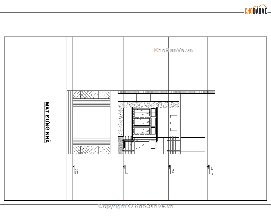 Nhà phố 2 tầng 4.9x17m,bản vẽ autocad nhà phố 2 tầng,nhà phố 2 tầng file cad,nhà phố lệch tầng,bản vẽ nhà phố 2 tầng