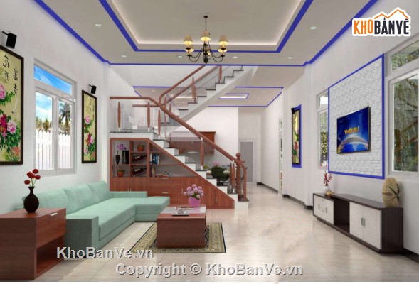 Nhà phố 2 tầng,Nhà phố 2 tầng 5x17m,nhà mái thái