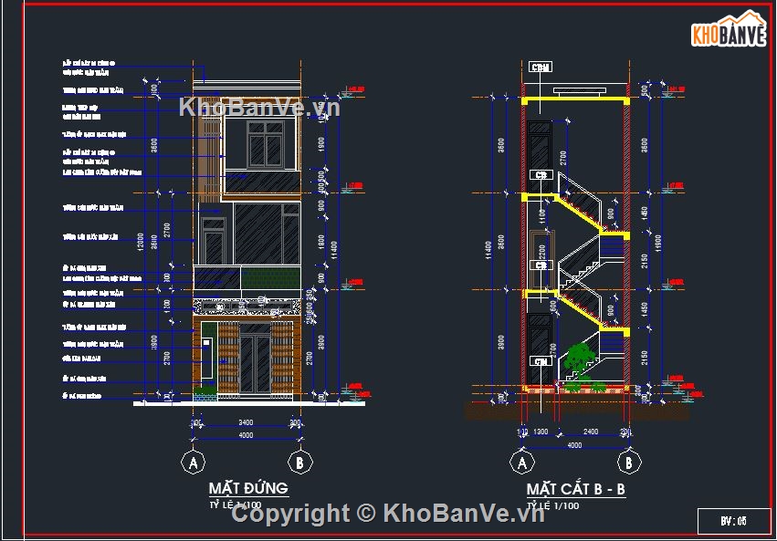 nhà phố 3 tầng,nhà phố 4x20m,3 tầng