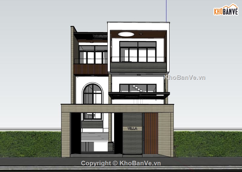 mẫu nhà 3 tầng,nhà phố 8x18m,su nhà phố
