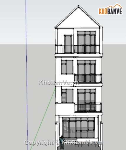 nhà phố,model nhà phố,nhà phố 3 tầng