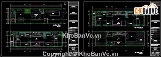Nhà phố 4 tầng,cad nhà phố 4 tầng,file cad nhà phố 4 tầng