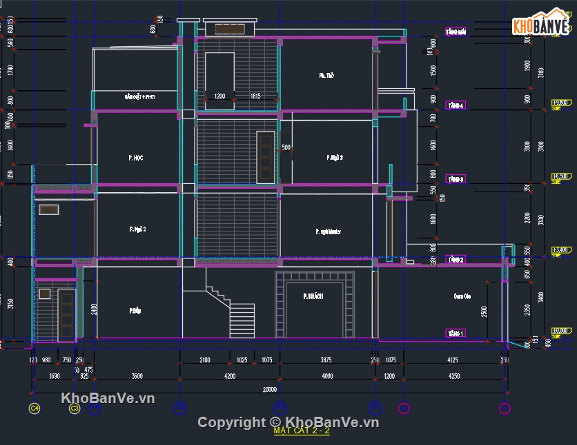Nhà phố 4 tầng,Nhà phố 5x20m,nhà phố 4 tầng 5x20m,bản vẽ nhà phố 4 tầng đẹp,phối cảnh nhà phố 4 tầng đẹp