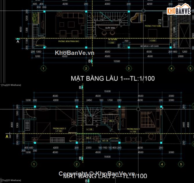 nhà phố 4 tầng,file cad nhà phố 4 tầng,nhà phố 4 tầng file cad