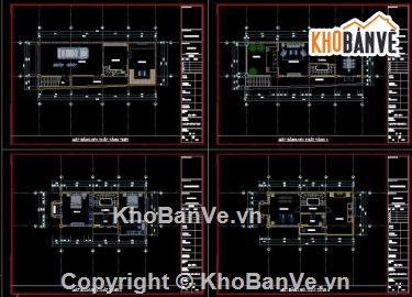 Nhà phố 4 tầng,Nhà phố,file cad nhà phố 4 tầng,cad nhà phố 4 tầng