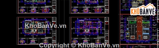 Nhà phố 4 tầng,kiến trúc 4 tầng,Nhà phố,file cad nhà phố 4 tầng