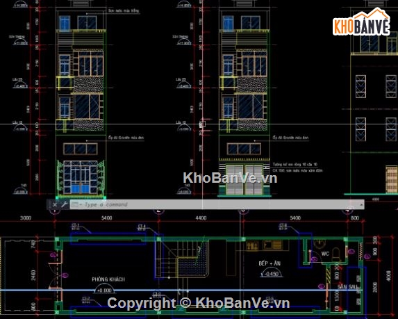 nhà phố 4 tầng,file cad nhà phố 4 tầng,nhà phố 4 tầng cad,cad nhà phố 4 tầng